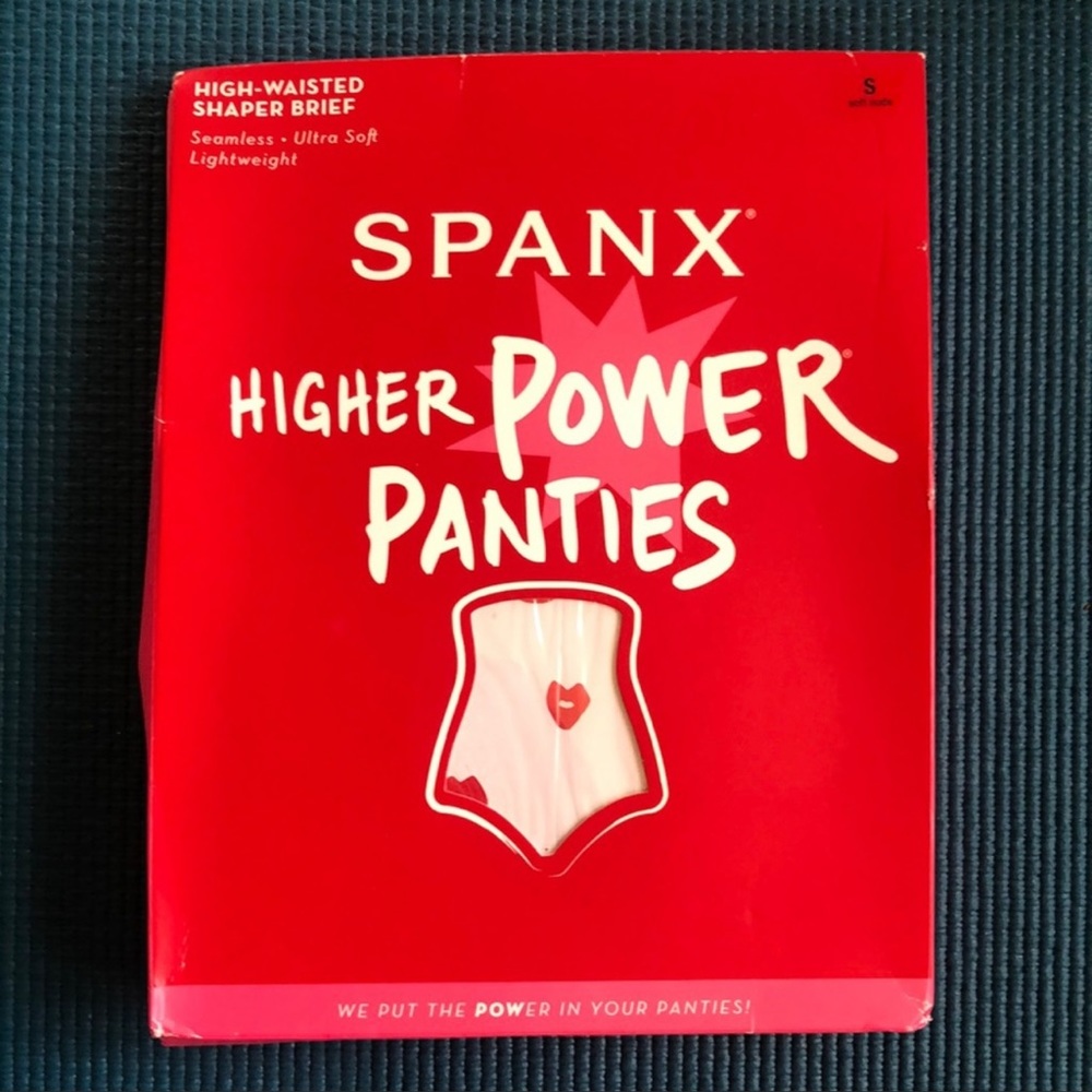Spanx Higher Power Panties High Waisted Shaper Brief Soft Nude Small NIB